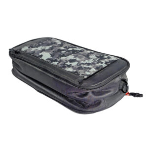 Gray custom EVA case for Nintendo Switch, featuring a shockproof hard shell and durable zipper, manufactured for B2B wholesale and OEM branding.