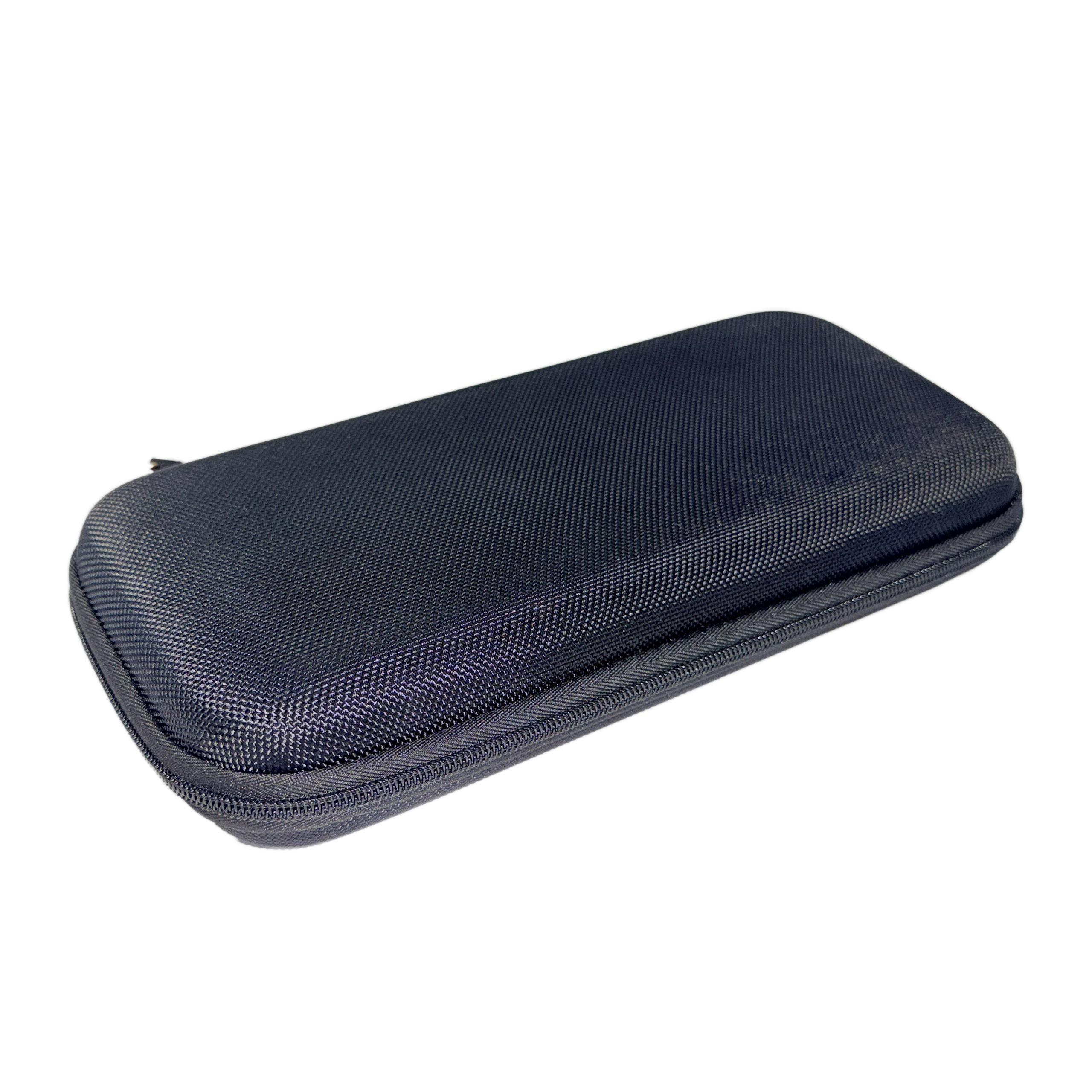 Durable custom Switch 2 travel case with protective hard shell exterior and smooth zipper.